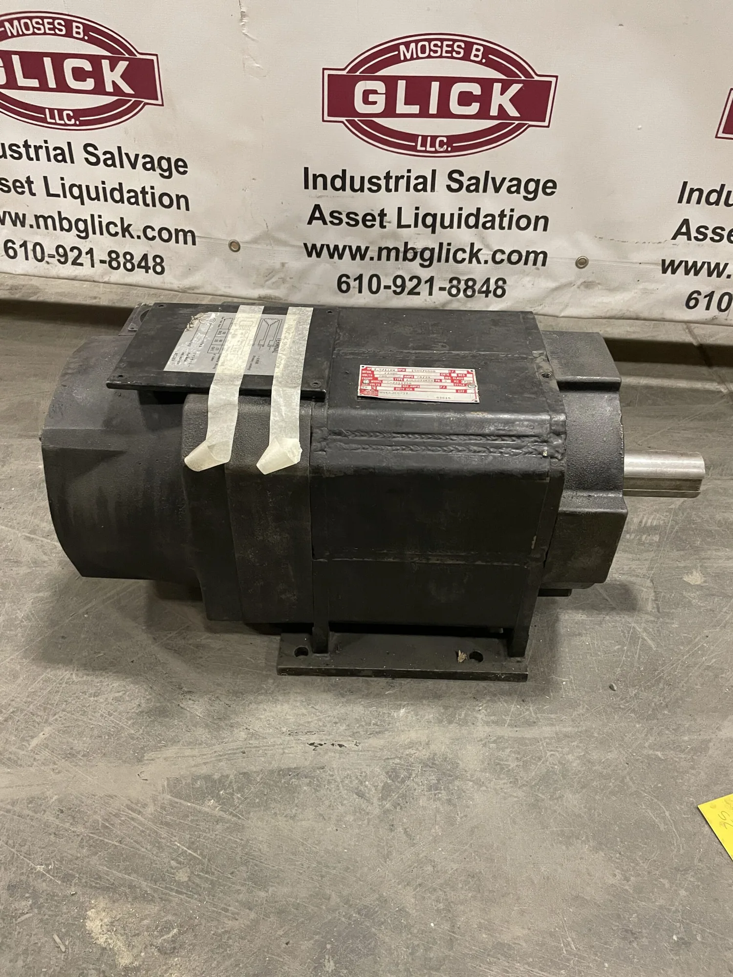 7.5HP FANUC C-2318758 Spindle Servo Motor 200V 1500/6000RPM 3PH A06B0706B001