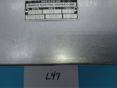NEW TTEMPCO ELECTRIC HEATER CORP RPB21540