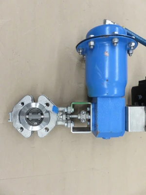 Jamesbury 2"-150 Butterfly Valve with Actuator and Positioner , Unused Spare Room