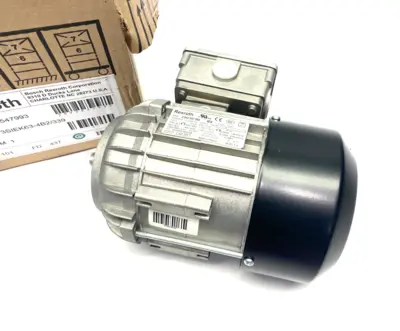 USED BOSCH REXROTH ELECTRIC MOTOR 3-PHASE, .22KW