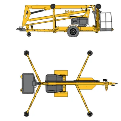New | in-Stock 2026 HAULOTTE 6543 A Towable Boom Lifts Pennsylvania US | Iron Exchange Equipment Solutions #1353874
