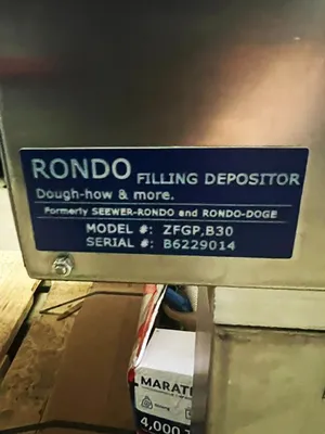 Used 2009 RONDO SCMG50 Pastry Equipment | Harvest Equipment and Fabrication Inc #722492