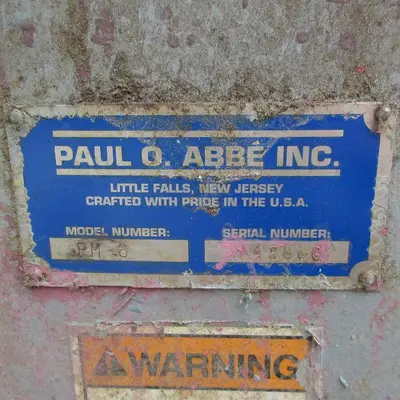 USED PAUL O ABBE PM-6 (CLM-94)