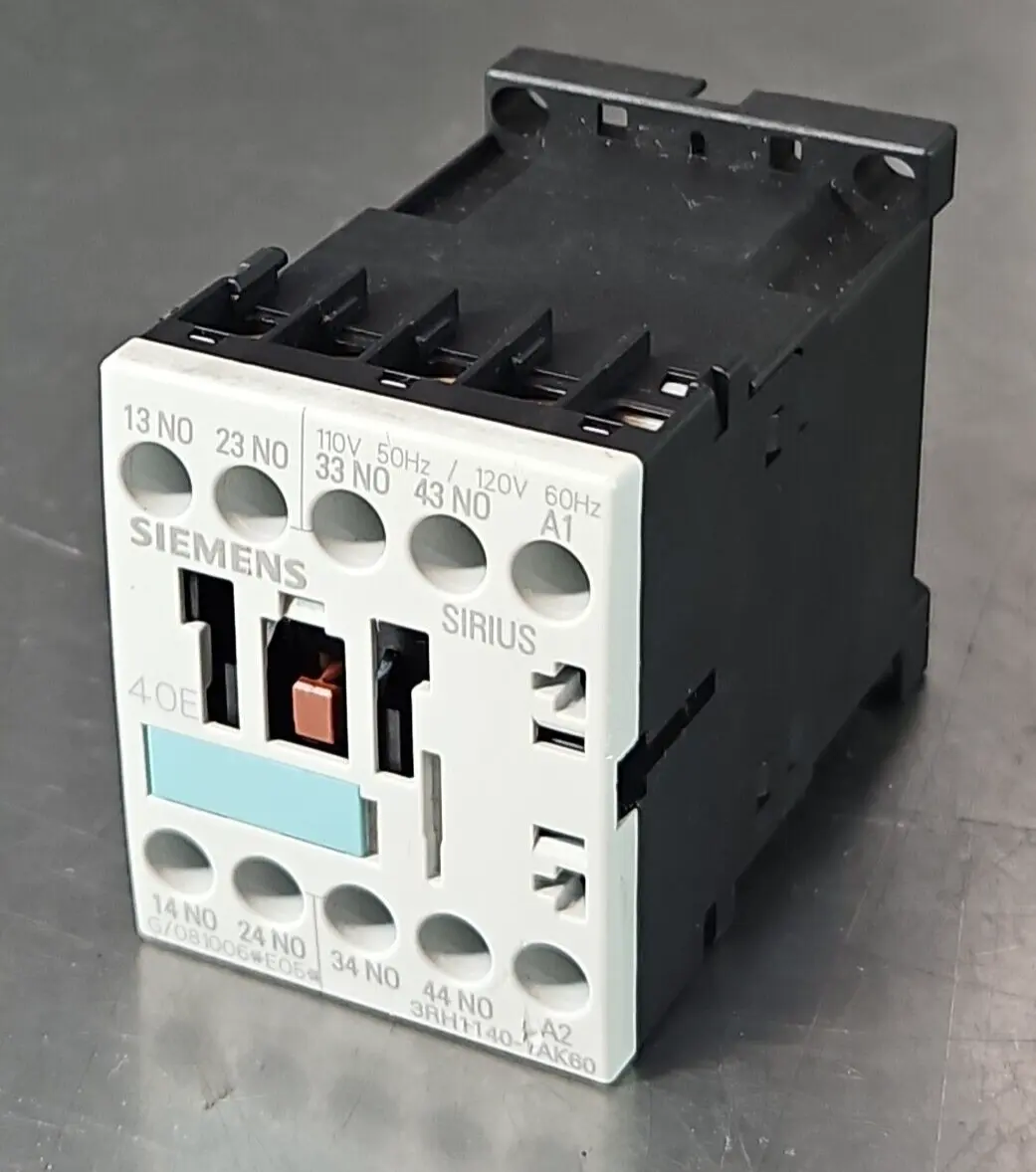 Siemens 3RH1140-1AK60 Contactor 110/120V 50/60Hz loc4D3