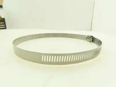 2PA75 Interlocked Worm Gear Hose Clamp  088 SS 4" - 6" Lot of 39