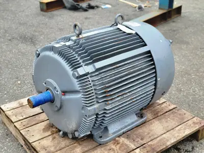 100/25 hp, 575 volts, 1780/890 rpm, 444TS Electric Motor Type HSB