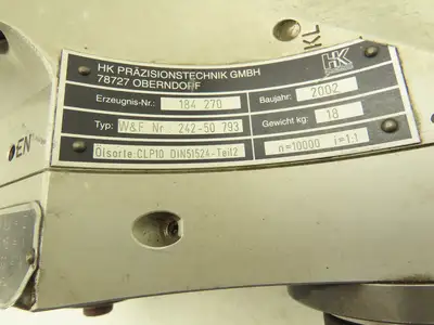 HZ Prazisionstechnik GMBH 242-50 793 Spindle Head Gearbox 1:1 Reducer CLP10