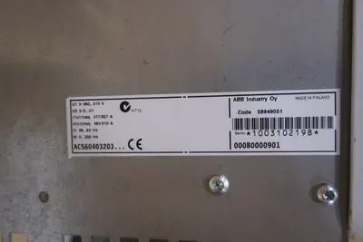 Used ABB 604-0320-3 AC Drive Control Module Ohio US | Aucto #1394448