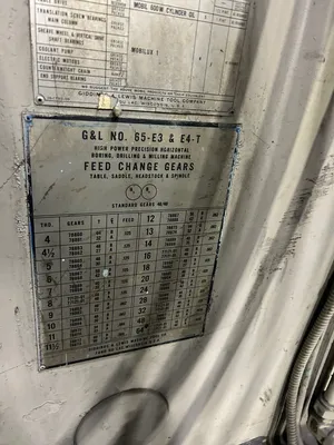 GIDDINGS & LEWIS 65-E4-T Horizontal Table Type Boring Mills | Machinery For Sale (13)