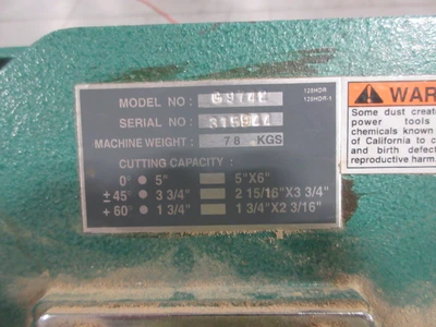 Used GRIZZLY G9742 Horizontal Band Saws Minnesota US | Machinesused.com #1281214