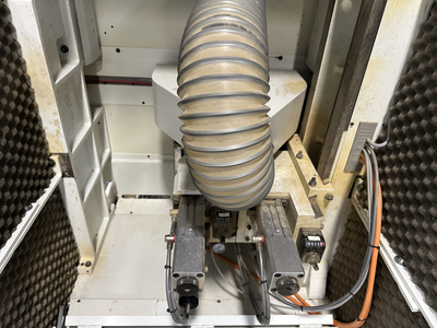 Stefani Evolution SSB Double-Sided Edgebander w/ Mahros Automatic Vacuum Loading & Unloading