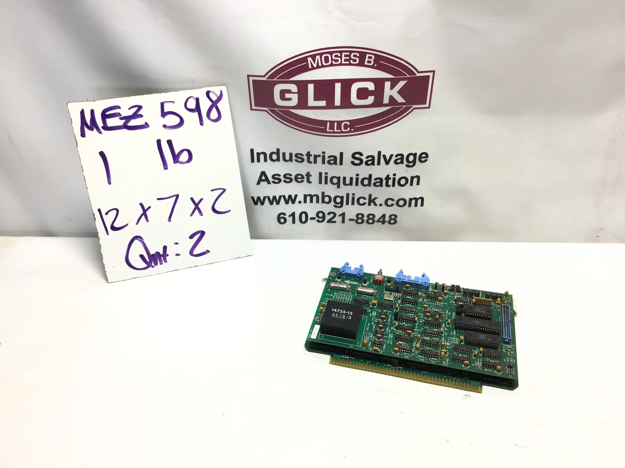 MOORE PRODUCTS 14755-15 BDD Circuit Board Assy. No. 15736-66-2