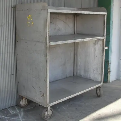 SPC7219  Miscellaneous Equipment utility cart / shelf truck 30" wide x 60"long x 70" tall, stainless steel