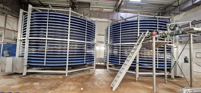 Kaak Group Twin Drum Ambient Cooler Spiral Cooler | Harvest Equipment and Fabrication Inc (10)