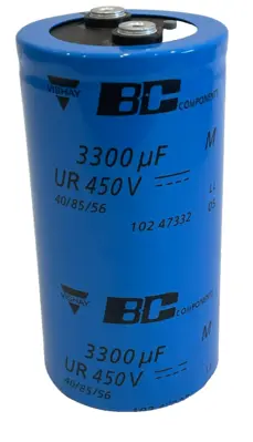NEW VISHAY BC COMPONENTS 3300 UF CAPACITOR UR 450V