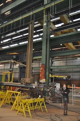 USED ESAB WELDINGCRANE FOR COMPOSITE BEAMS/TANKS