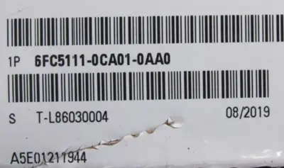 NEW SIEMENS 6FC5111-0CA01-0AA0 INPUT MODULE 6FC51110CA010AA0