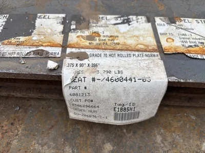 3/8″ Steel Plate 90″ x 396″ Grade 70 Hot Rolled Structural Fabrication Sheet