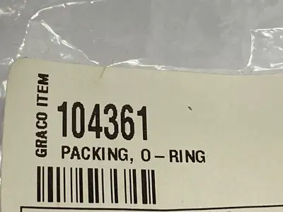 104361 | Graco  Teflon O-Ring For Filter Housing Base LOT OF 9 - New Other