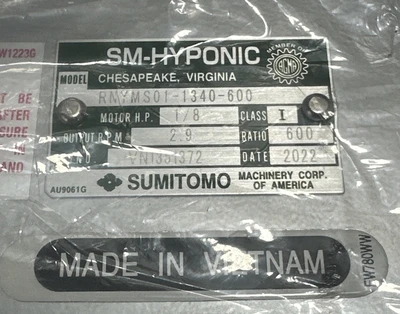 NEW Sumitomo RNYMS01-1340-600