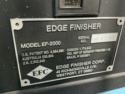 Used EDGE FINISHER CORP. EF2000 Woodworking Trimmers Ohio US | HGR 24 #1406200