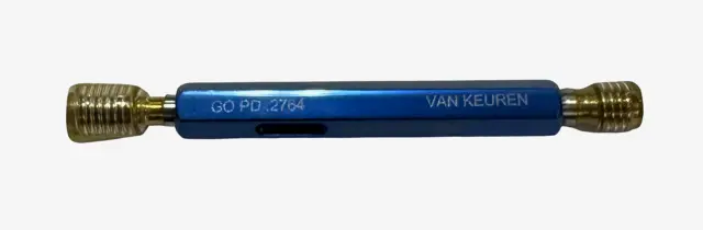 Van-Keuren 5/16"-18 UNC 3B Tin Coated Unified Taperlock Thread Plug Gage