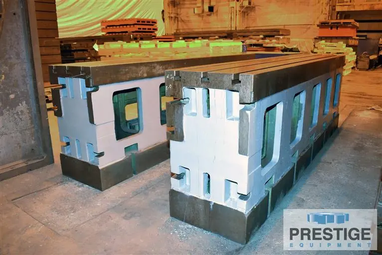 USED GIDDINGS & LEWIS T-SLOTTED RISER TABLES