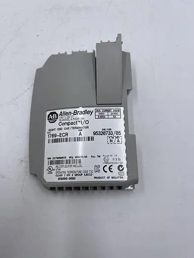 Used ALLEN-BRADLEY ALLEN-BRADLEY 1769-ECR SER A PLC Input & Output | ND Industrial Surplus #1215188