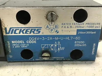 USED VICKERS DG4V-3-2A-M-U-HL7-60
