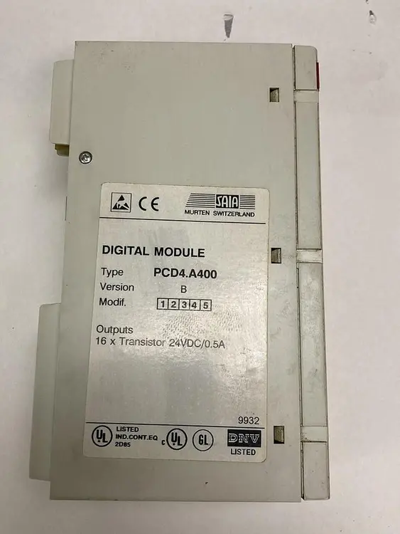 Used SAIA PCD4.A400 Input / Output Modules | Surplus Asset Holdings #1205834