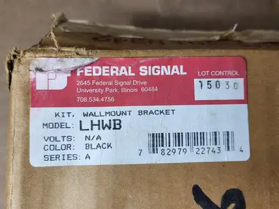 NEW FEDERAL SIGNAL LHWB