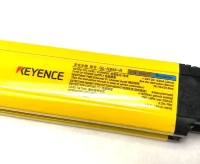 GL-R95F-R | Keyence  Safety Light Curtain Receiver Finger Protection Type 95 Axes - New – Open box