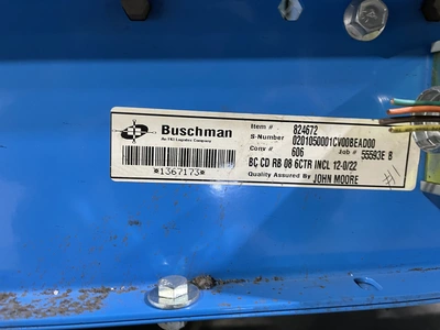 Buschman 606 Roller Conveyer set Width: 22", Length: 40', w/ mot