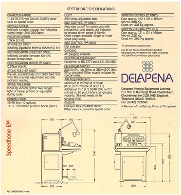 USED DELAPENA SPEEDHONE E