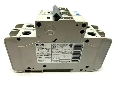 USED EATON CURRENT LIMIT 2 POLE CIRCUIT BREAKER