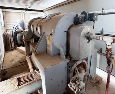 (5) Pieralisi Jumbo 3 containerized decanter centrifuges, 414/304SS.