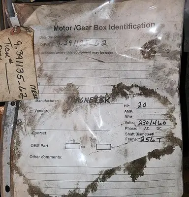 USED MAGNETEK 9-391135-62