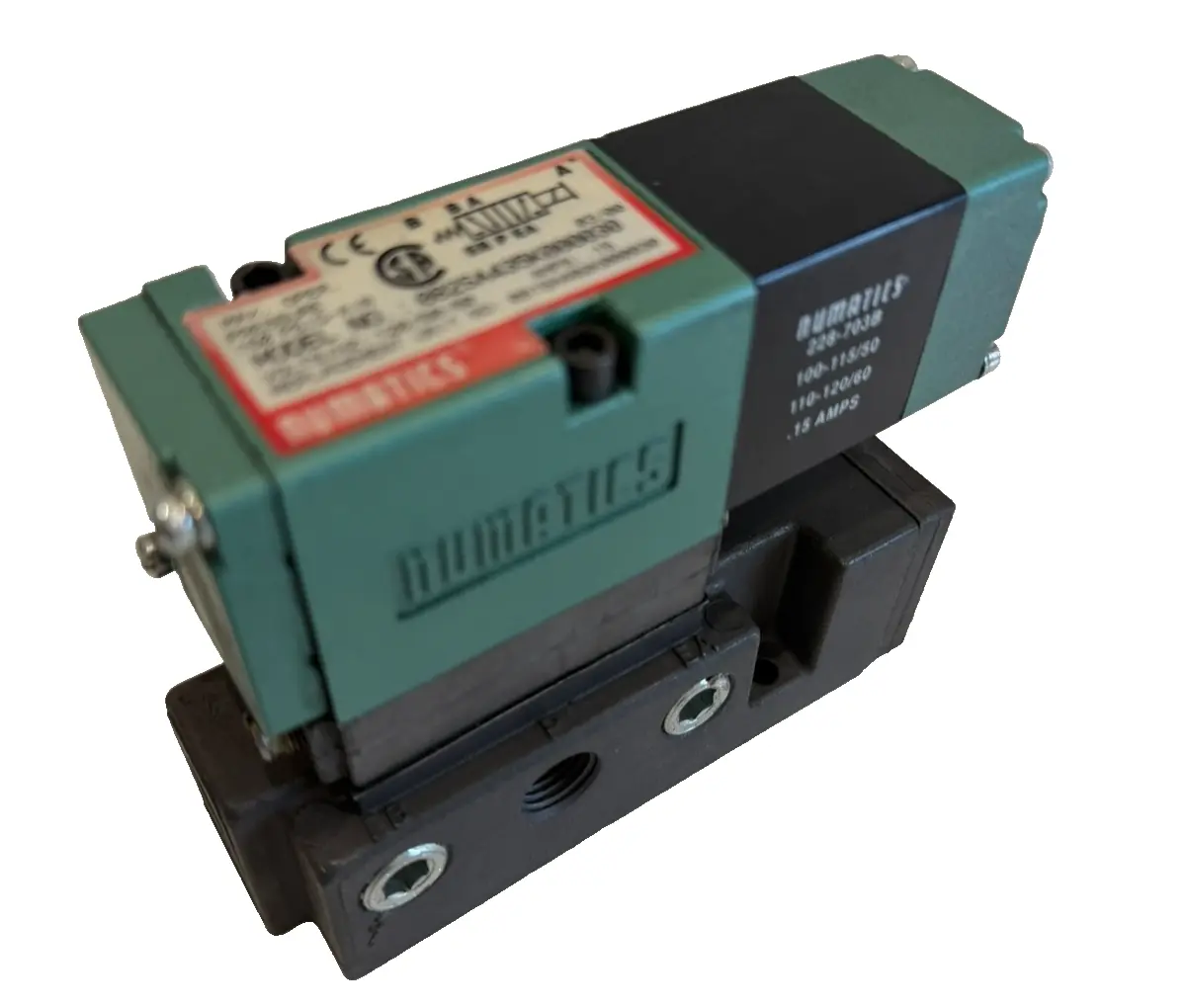 NEW NUMATICS 082SA435K000030 SOLENOID VALVE 120/50-60 15 AMPS