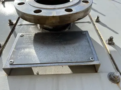 Heat Exchanger, Air-Fin Tube, 1200 deg F, Canon Boiler Works #S744456