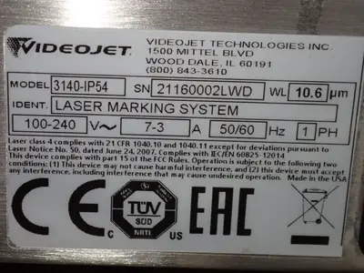 USED VIDEOJET 3140IP54