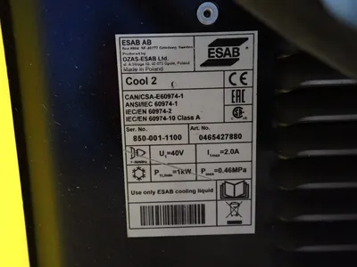 Used ESAB WARRIOR 500I CC/CV Welding Machinery (Other) Ohio US | HGR 24 #1048299