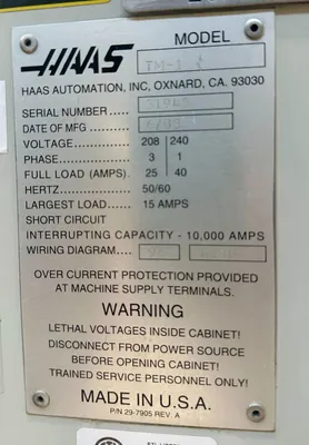2003 HAAS TM-1 Machining Centers, Vertical | Great American Equipment Company (11)