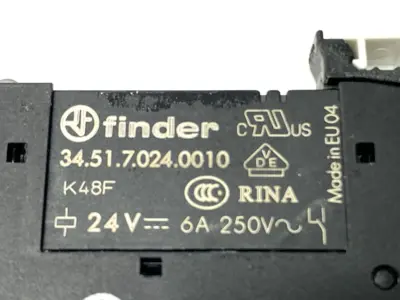 New | in-Stock FINDER RELAY SOCKET W/ 34.51.7.024.0010 RELAY Relays & Switches | Maverick Industrial Sales #1100505