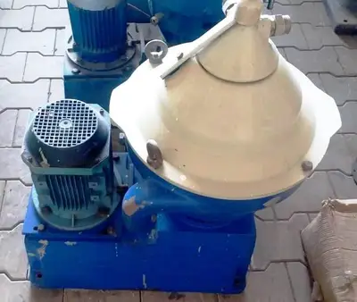 Alfa-Laval S-815 fuel/lube oil purifier, 316SS.