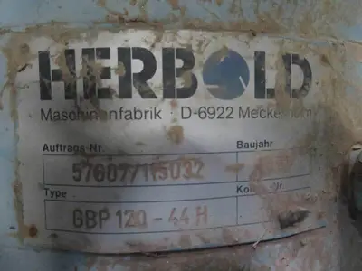 1991 HERBOLD RM1100/2 Reprocessing Equipment, Shredders | Mark One Machinery (3)