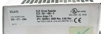 USED EMERSON SOLA SLR-5H-480-3 DRIVE REACTOR SLR5H4803