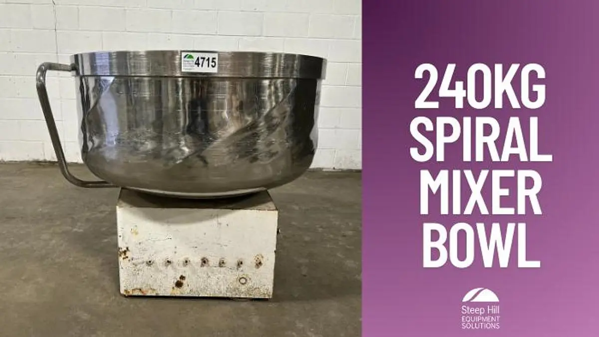 240kg Spiral Mixer Bowl