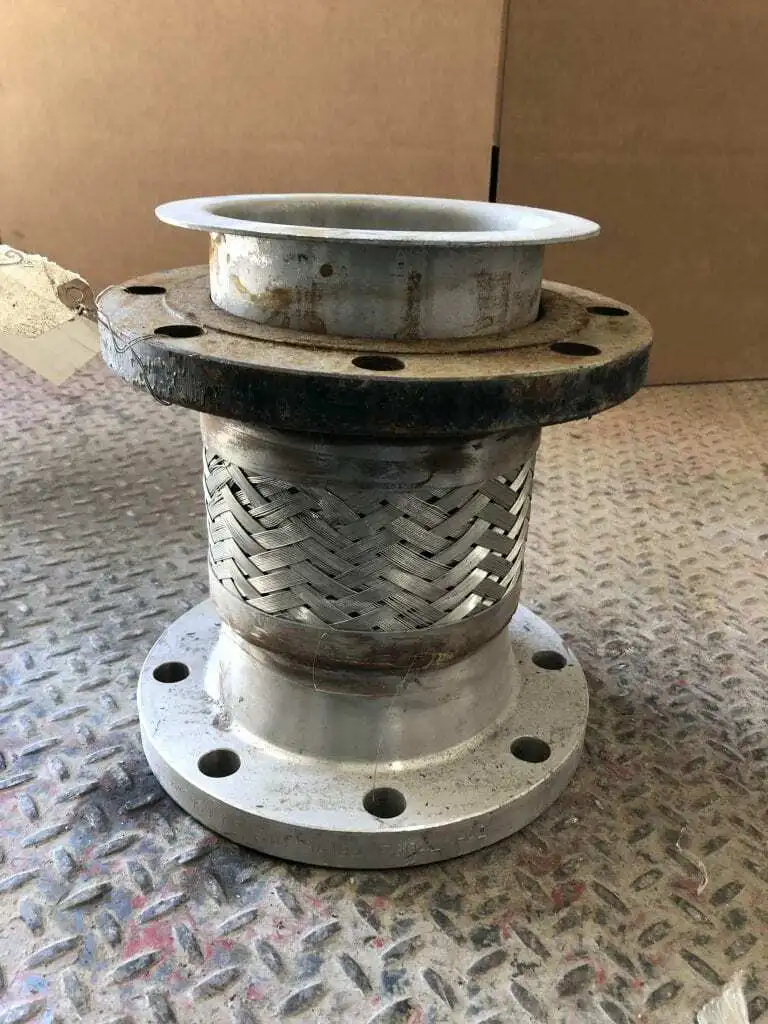 6″ X 12″ Flanged Braided Stainless Steel Flexible Hose / Expansion Joint