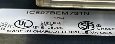 Used GE FANUC IC697BEM731N Industrial Controls Ohio US | Surplus Asset Holdings #1235600