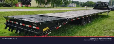 Used 2025 BIG TEX 14GN (35 + 5) Flatbed Trailers Michigan US | Proxy Equipment #1378362